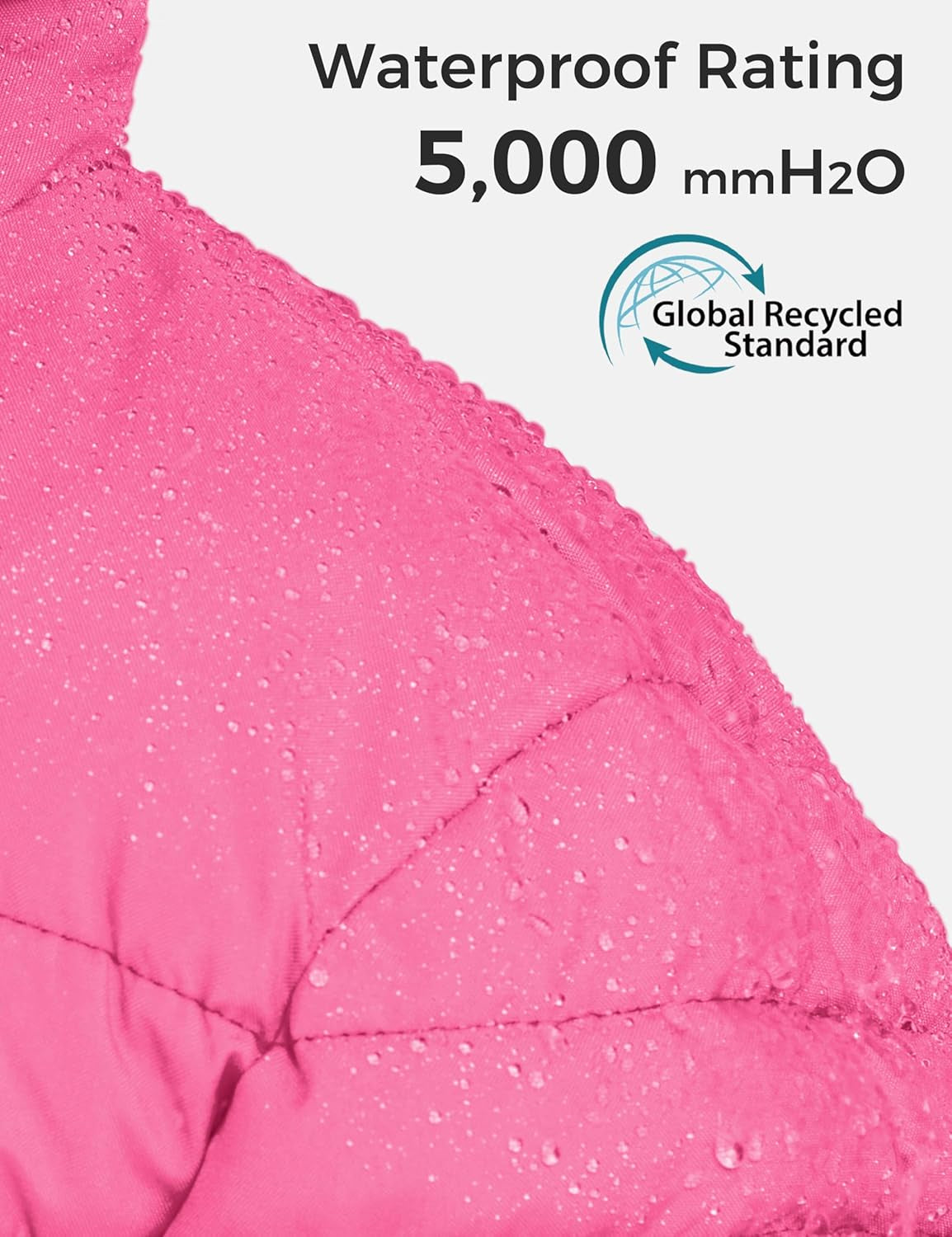 Girls' Long Winter Coat Parka Waterproof Warm Puffer Jacket